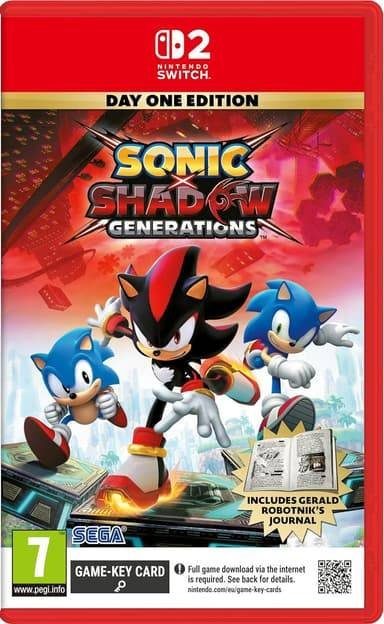 Sega Switch 2 Sonic X Shadow Generations Žaidimų Raktas Kortelė