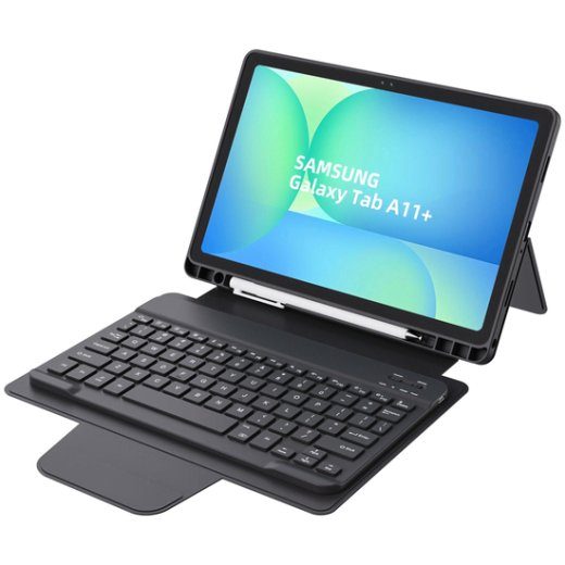 Samsung Belaidis Klaviatūra ir Folio dėklas Juodas Tab A11+
