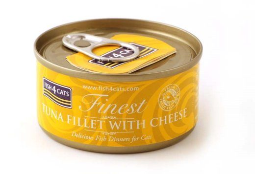 FISH4CATS Tuna filee juustuga - märgkassitoit - 70g
