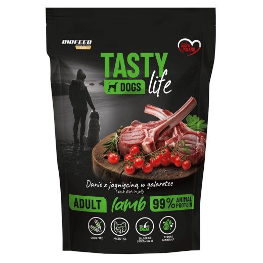 BIOFEED Tasty Dogs Life Lamb - niiske koeratoit - 500g