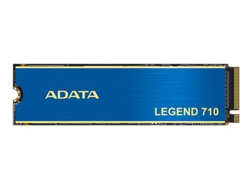 ADATA LEGEND 710 512 SSD kuju M.2 2280 Tahkisketta liides PCIe Gen3x4 Lugemise kiirus 2400 MB/s Kirjutamise kiirus 1800 MB/s