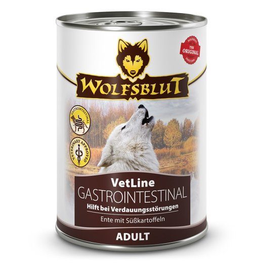 WOLFSBLUT VetLine Gastrointestinal Hani - märg koeratoit - 395g
