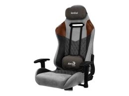 AeroCool DUKE Gaming Desk Brown Gray