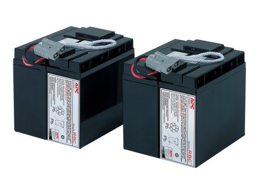 APC Replacement Battery Cartridge 55 UPS aku pliidihappe 2-rakuline must