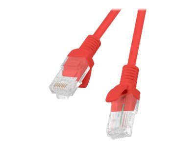 Langberg CAT 6 varjestamata paarditud paar (UTP) 25cm punane ühenduskaabel
