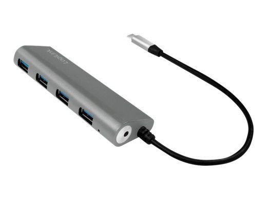 LogiLink USB-C 3.1 hub, 4 porti hall