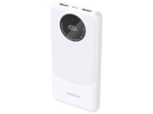 Dudao K12 powerbank 10000mAh 22.5 Watt valge