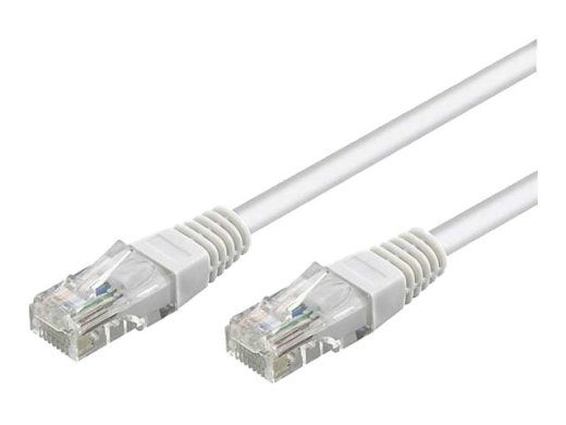 Goobay CAT 6 U/UTP CCA 7.5m Valge Ethernet-kaabel