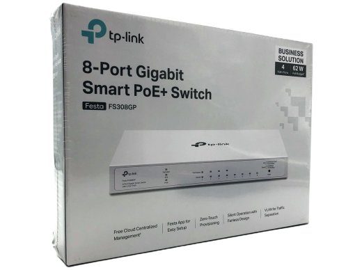 TP-Link FS308GP V1 8-Portiline Gigabit Ethernet PoE+ Lüliti