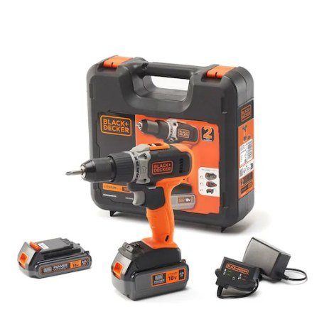 BLACK & DECKER Puur/keeraja koos 2,0 Ah/4,0 Ah akuga BCD003MEM2K-QW 18 V 2,0/4,0 Ah Liitium