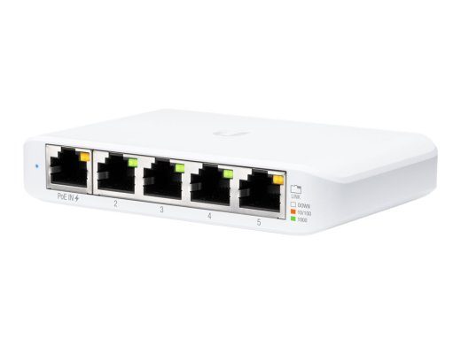 Ubiquiti UniFi USW Flex Mini 5-portų Gigabit PoE+ perjungiklis