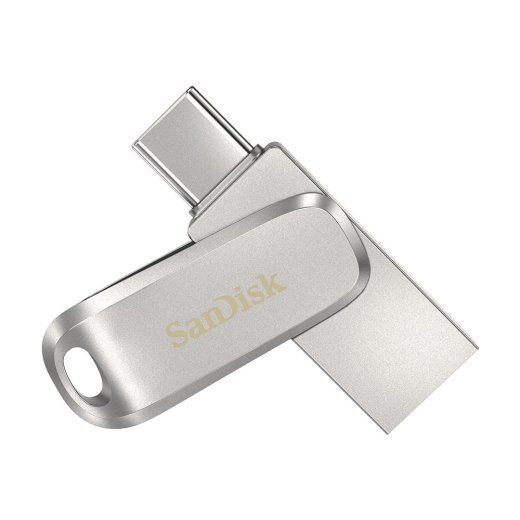 SanDisk Ultra Dual Drive Luxe 256 USB flash drive Type-A / Type-C 3.2 Gen 1 roostevabast tähestikku