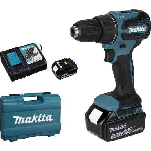 Makita DHP490RFX3 18V löögipuur 2x3Ah