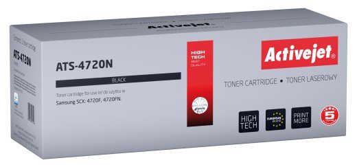 Activejet ATS-4720N Toner (asendus Samsung SCX-4720D5-le; Supreme; 5,000 lehekülge; must)