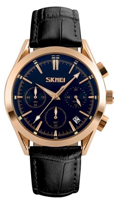 Skmei 9127BK vyriškas laikrodis / juodas