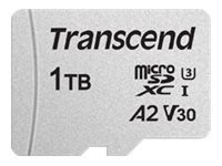 Transcend USD300S microSDXC UHS-I U3 1TB mälukaart, 100MB/s