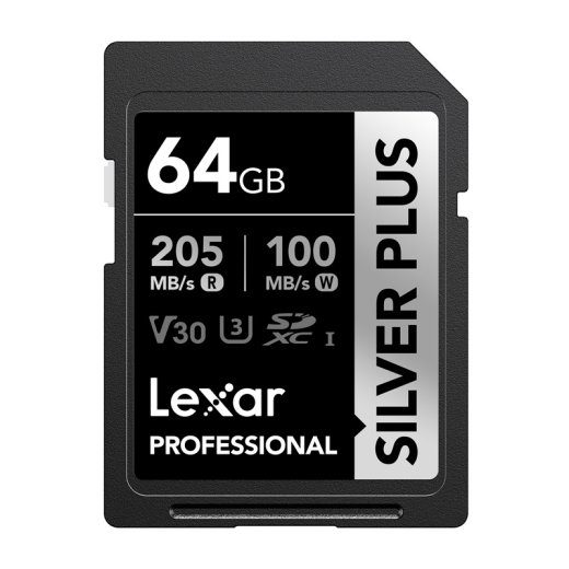 Lexar Professional SILVER PLUS SDXC 64GB mälukaart