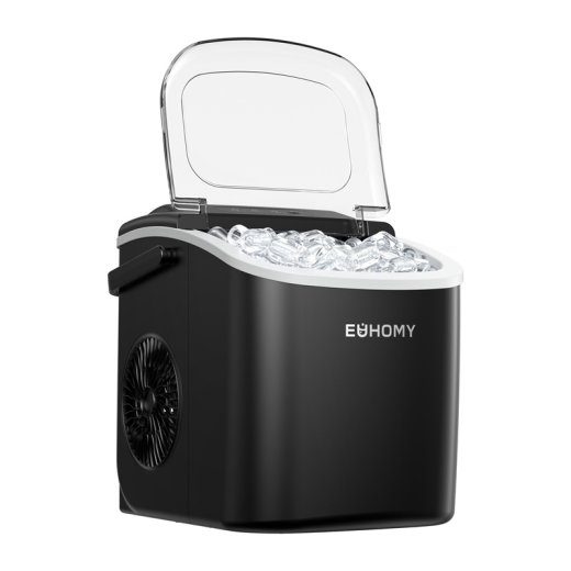 Euhomy IM001 jääkuubikute masin, 1.2 l, 12 kg (must)