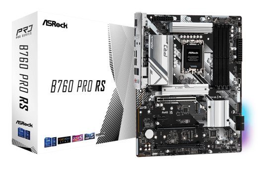 ASRock B760 PRO RS Intel B760 LGA 1700 ATX emaplaat