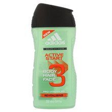 Hair & Body Wash Active Start 3 in 1 - Shower gel and shampoo for men 3 in 1 250ml