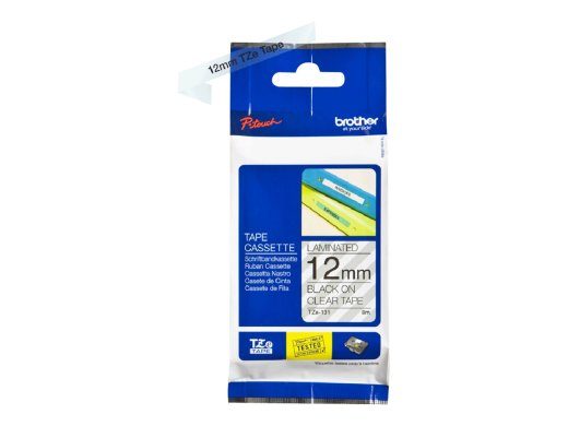 Brother TZe-131 lamineeritud lint Must sel TZe 8 m 1,2 cm