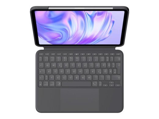 Logitech Combo Touch Keyboard and folio case Case Yes Cable German Apple 11-inch iPad Pro (M4)