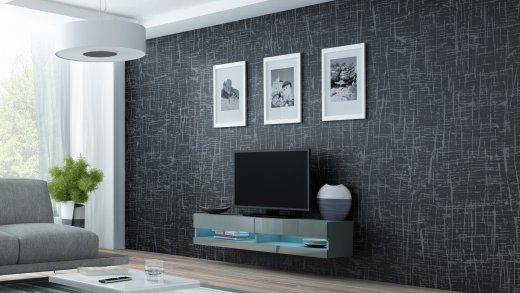 Cama TV-statiiv VIGO NEW 30/140/40 hall/hall läik