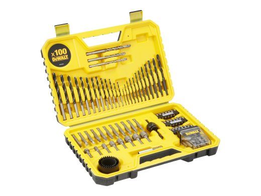 DeWALT DT71563 kruvikeeraja otsikute komplekt, puurimiseotsikute ja augulõikuri komplekt