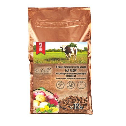 O'Canis Premium Beef with millet, potatoes, and red beetroot - 12kg kuiva koeratoitu