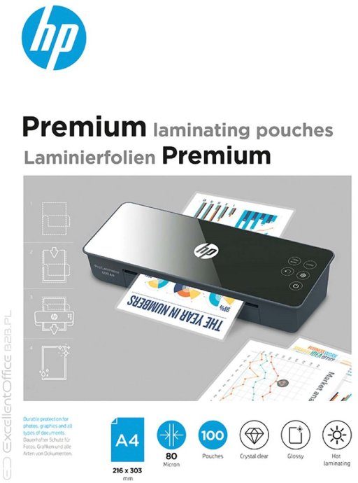HP Premium lamineeringikilet A4, 100 tk