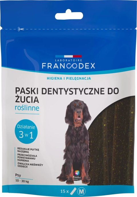 FRANCODEX Dental Strips M - koera maius - 15