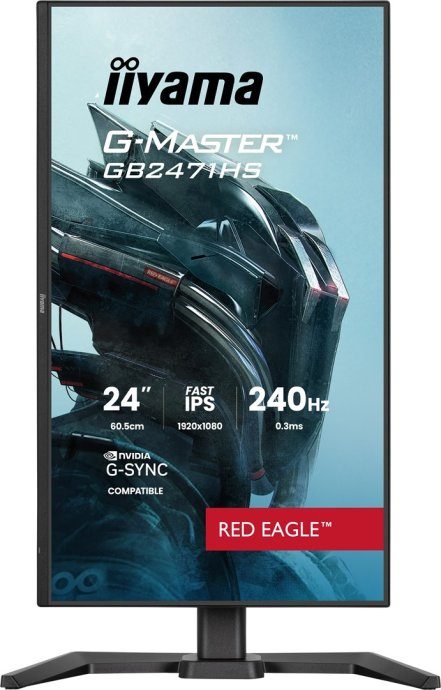 iiyama G-MASTER GB2471HS-B1 computer monitor 60.5 cm (23.8") 1920 x 1080 pixels Full HD Must