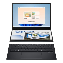 Asus Zenbook Duo UX8406CA-PZ009W Basalt Gray 14 " OLED Touchscreen 3K 2880 x 1800 pixels Glossy Intel Core Ultra 9 285H 32 LPDDR5X Solid-state driv...