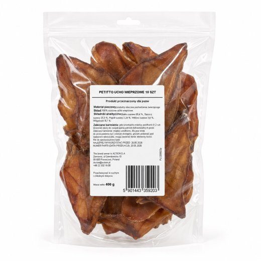 PETITTO seakõrv Mono - koerte töötlus - 10 tk