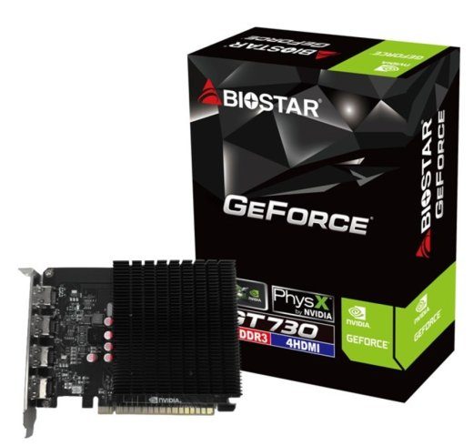 Biostar GT 730 4GB 4xHDMI grafiikkakaart