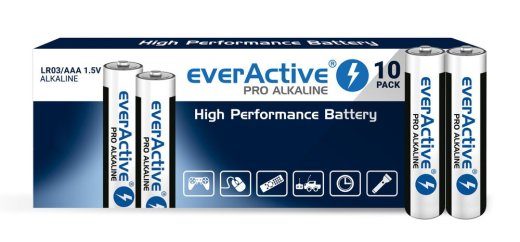Alkaline batteries everActive Pro Alkaline LR03 AAA - shrink pack - 10 pieces