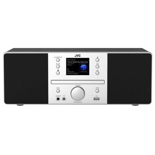 JVC RD-E874B 20 W Bluetooth tornikõlar must, hõbe