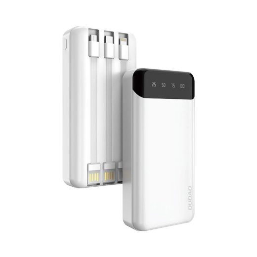 Dudao K6Pro+ 20000mAh 10Watt valge võimsuspanda