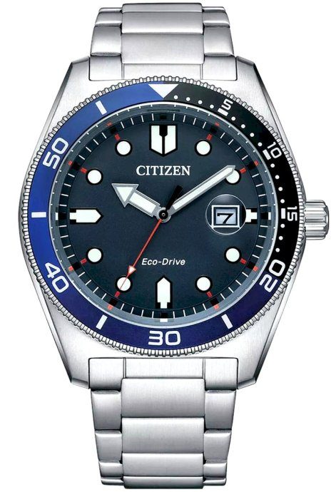 CITIZEN Marine Sporty meeste kell AW1761-89L / hõbedane-sinine