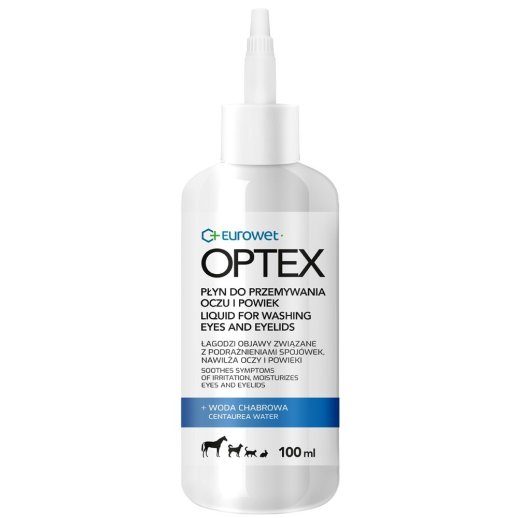 EUROWET Optex - silmapuhastusvesi koertele ja kassidele - 100 ml