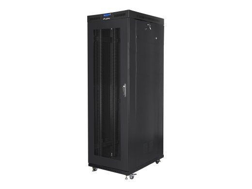 Lanberg Rõdulkapp 19" iseseisv 42U/800x1000 (tasukott) võrkkõhraga uksega, LCD FF01-8042-23BL Must