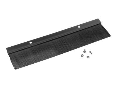 Lanberg 19" kaablisissepääsu harjapaneel AK-1102-B Must