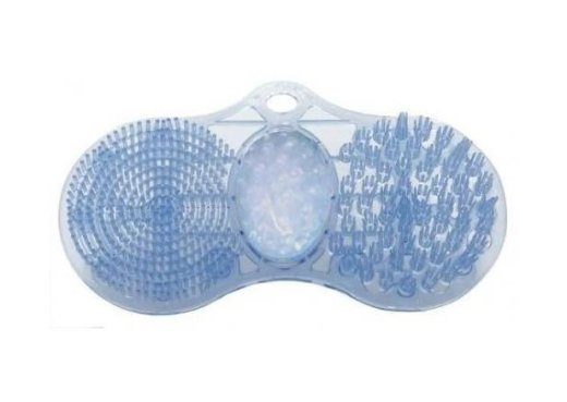 Foot cleaning mat for bathroom