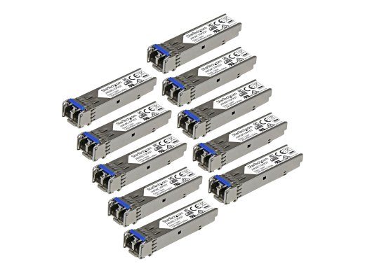 StarTech.com 10 tk pakend HPE J4859C ühilduv SFP moodul 1000BASE-LX - 1GbE Üherežiim/Multirežiim kiudtranssiiber - 10km SFP (mini-GBIC) transceive