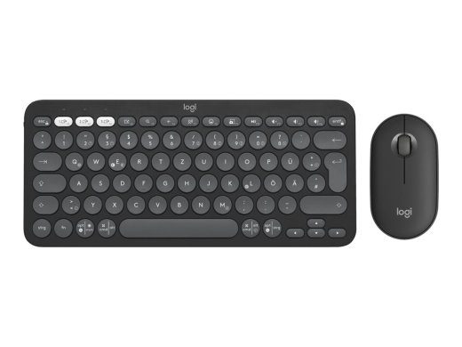 Logitech Pebble 2 Combo Komplektas su Pelės ir Belaidžiu JAV Internacionalia Klaviatūros