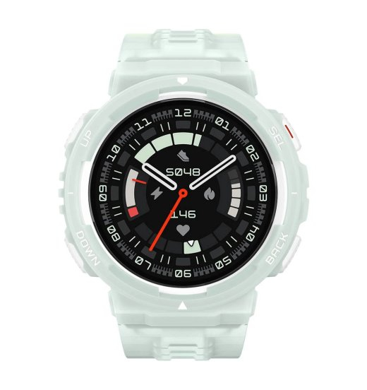 Amazfit Active Edge viedpulkstenis 3.35 cm (1.32 collu) TFT 46 mm Digitāls 360 x 360 pikseļi Skārienjutīgs Piparmētru krāsā GPS
