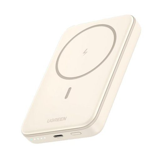 UGREEN 25208 Power Bank 10000 mAh juhtmevaba laadimine 20 W / beež