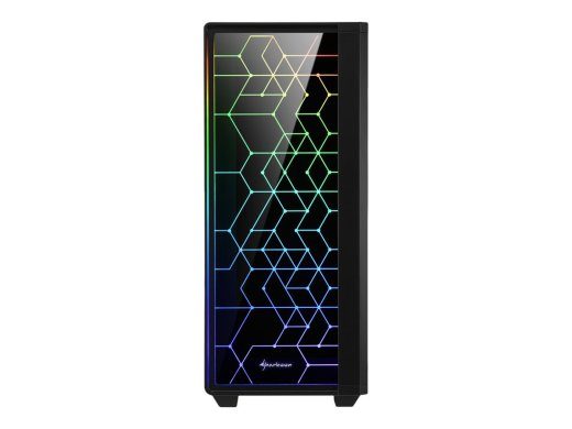 Sharkoon RGB LIT 100 ATX tornikorpus must