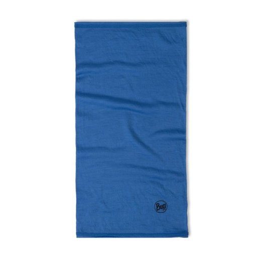 Buff Merino Lightweight Jr Solid Children's merino wool neck warmer Blue