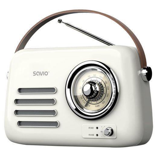SAVO RS-02 white portable radio